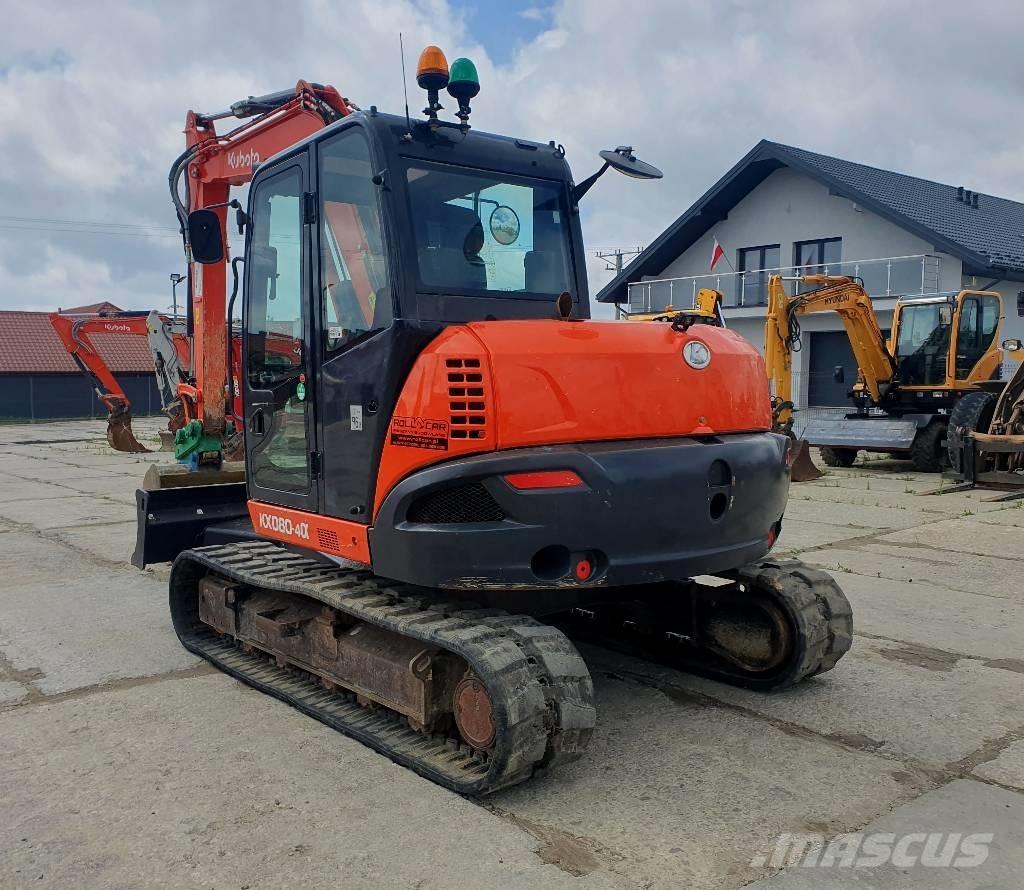 Kubota KX 080-4a Közepes (midi) kotrók 7 t - 12 t