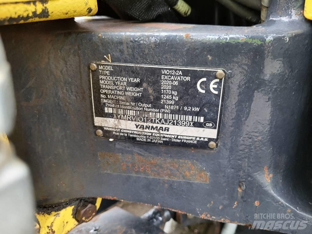 Yanmar VIO12 Mini kotrók < 7t