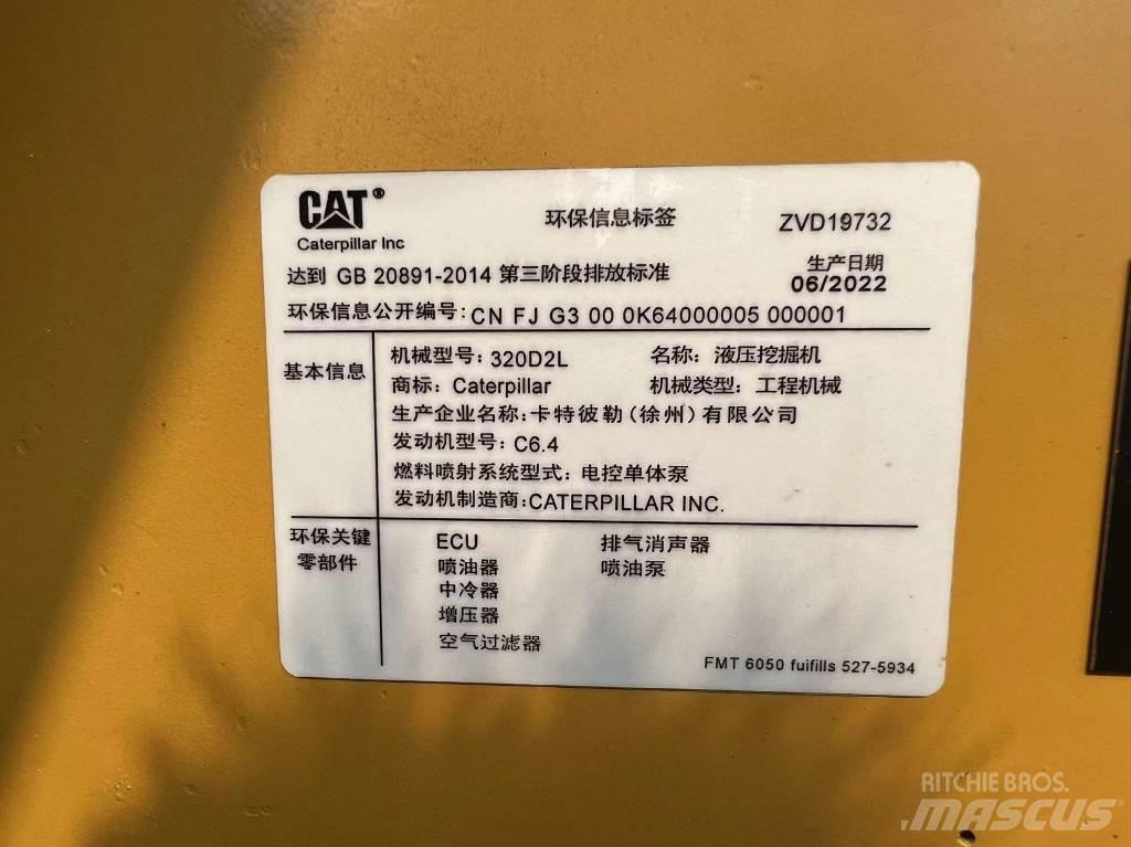 CAT 320 D Lánctalpas kotrók