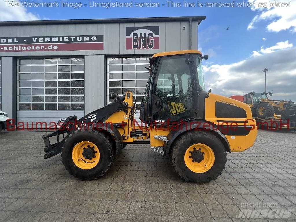 JCB 409 -gebraucht- Gumikerekes homlokrakodók