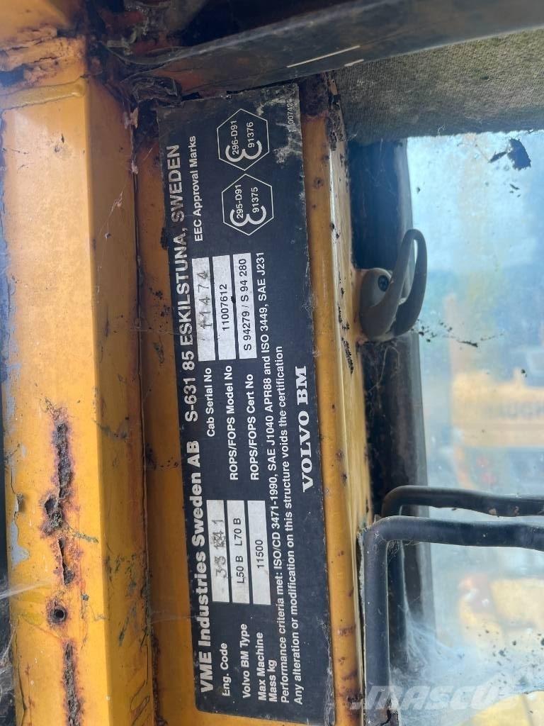 Volvo L 70 B Gumikerekes homlokrakodók