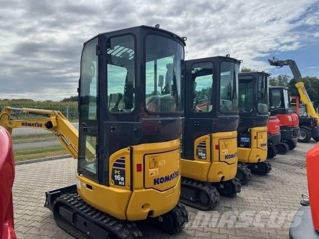 Komatsu PC 16 Mini kotrók < 7t