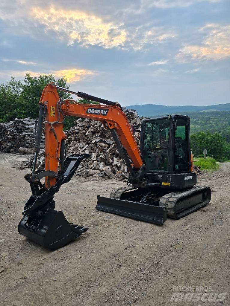Doosan DX 50 Z Mini kotrók < 7t