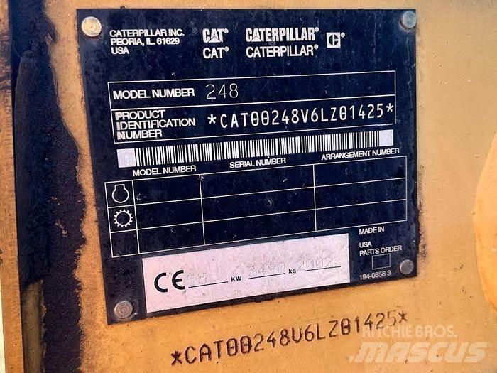 CAT 248 Mini homlokrakodók