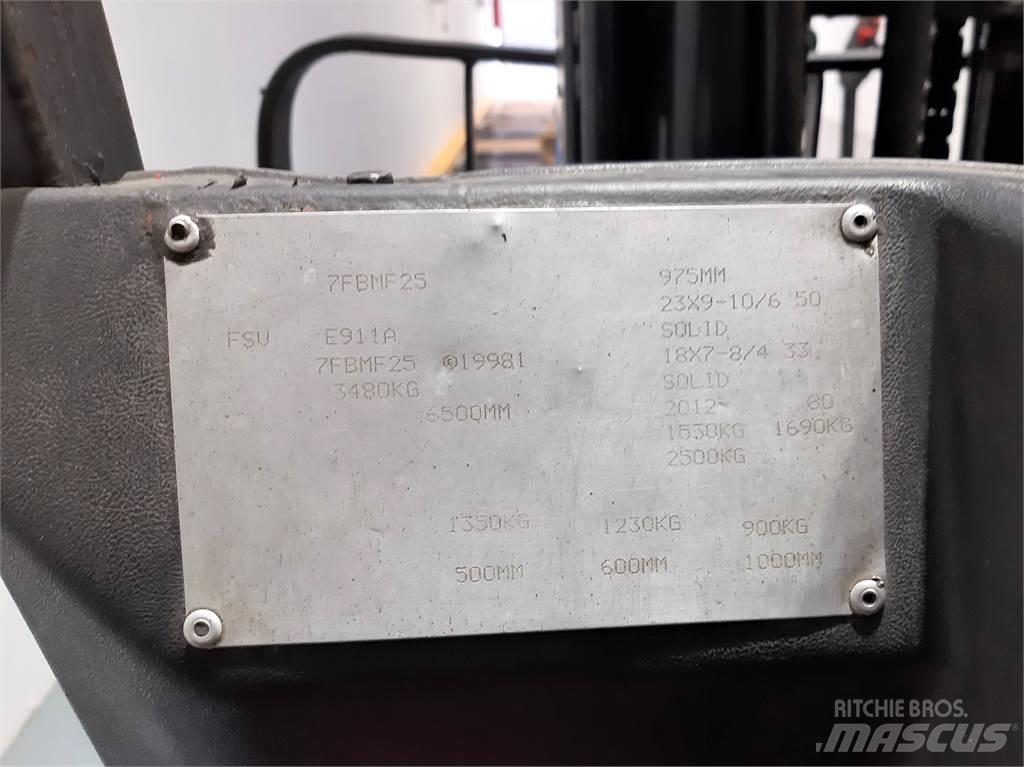 Toyota 7FBMF25 Elektromos targoncák