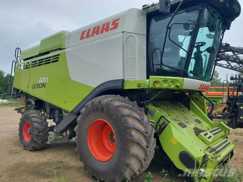 CLAAS Lexion 670 Kombájnok