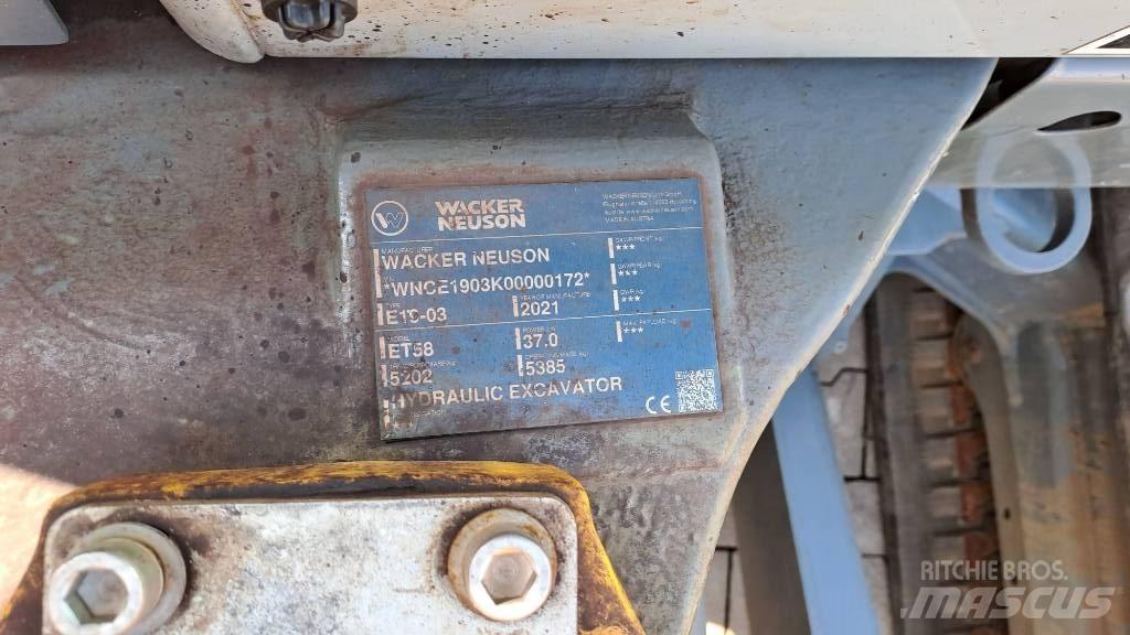 Wacker Neuson ET58 Lánctalpas kotrók
