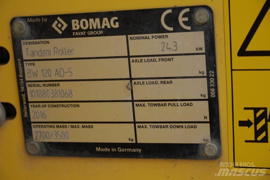 Bomag BW 120 AD-5 Ikerdobos hengerek