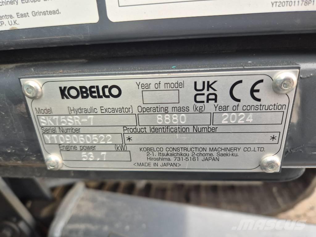 Kobelco SK75SR-7 Közepes (midi) kotrók 7 t - 12 t