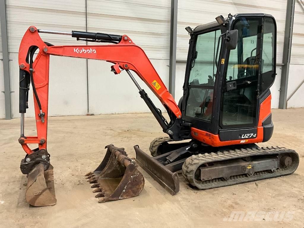 Kubota U 27-4 Mini kotrók < 7t