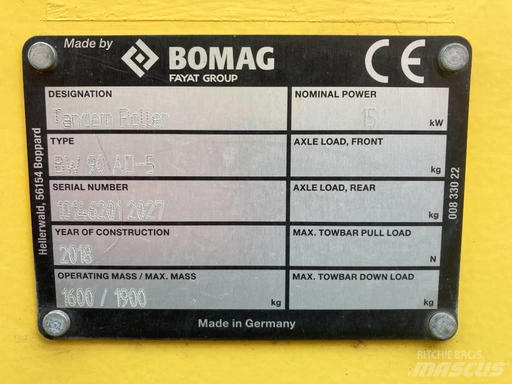 Bomag BW 90 AD-5 Ikerdobos hengerek