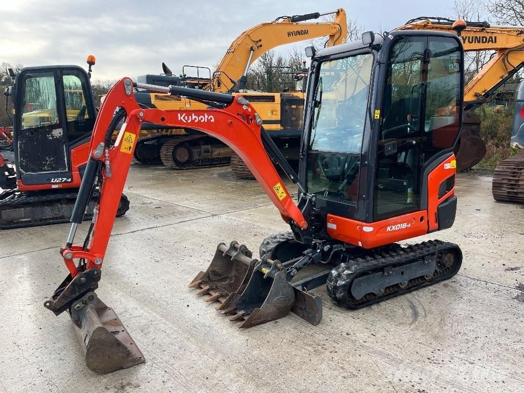 Kubota KX 018-4 Mini kotrók < 7t