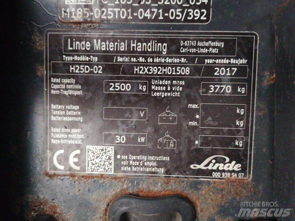 Linde H25D-02 Dízel targoncák