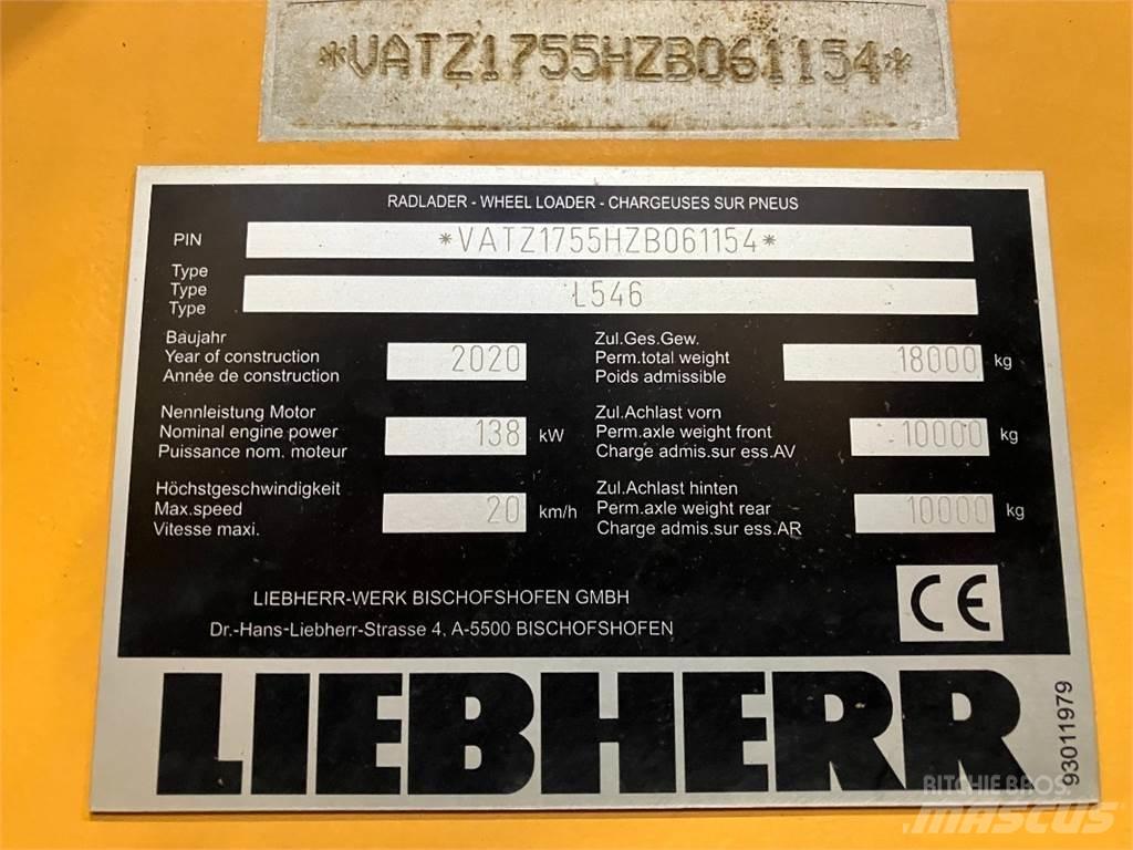 Liebherr L546 Gumikerekes homlokrakodók