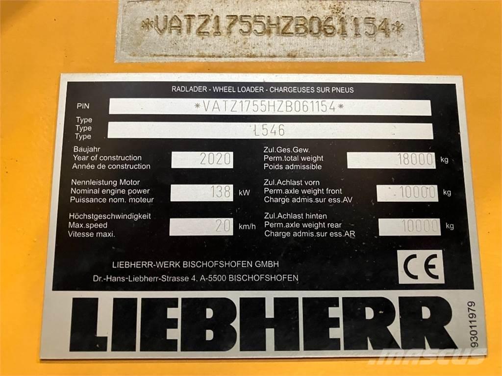 Liebherr L546 Gumikerekes homlokrakodók
