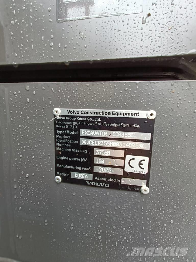 Volvo ECR 355 EL Lánctalpas kotrók