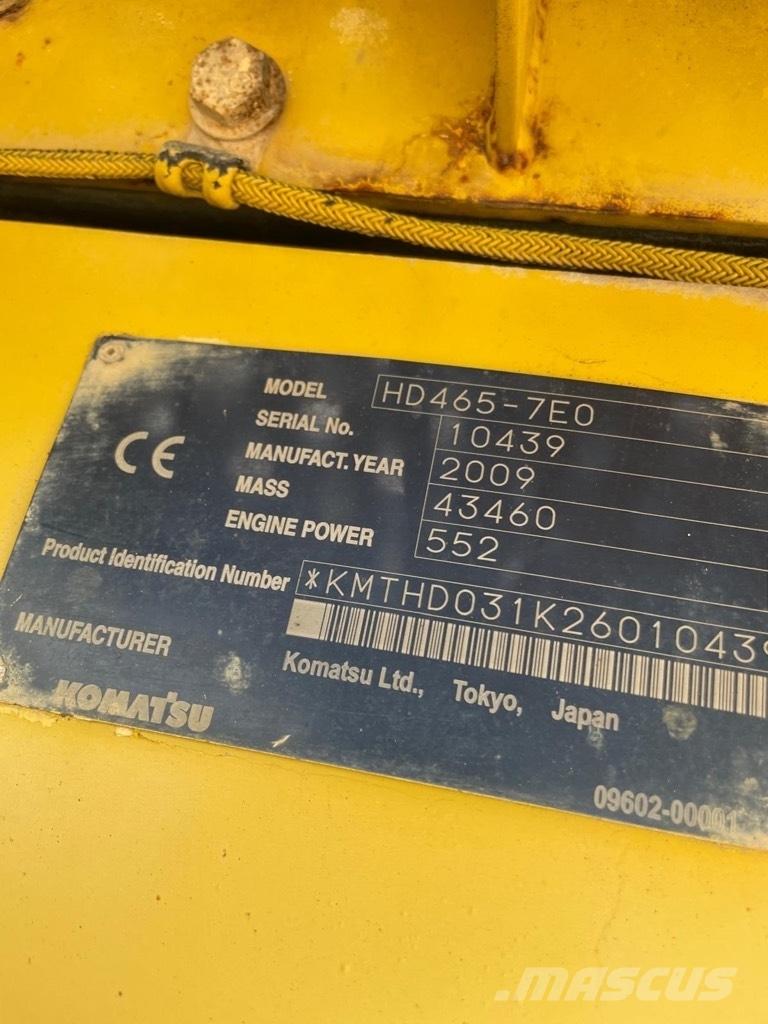 Komatsu HD 465-7 E0 Nehézdömper