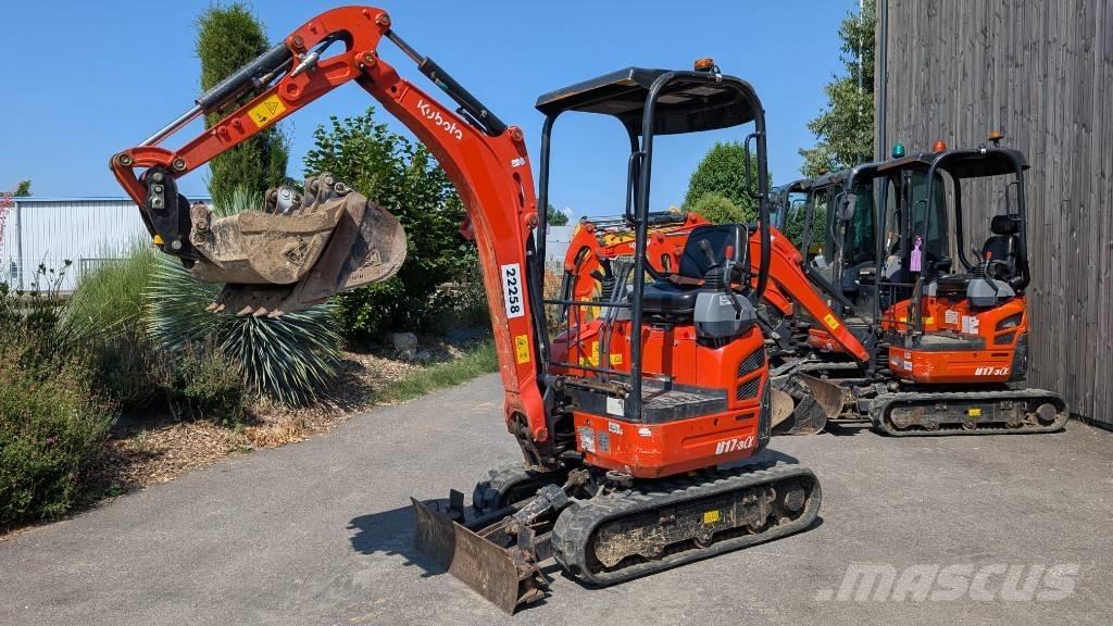 Kubota U 17-3 Mini kotrók < 7t