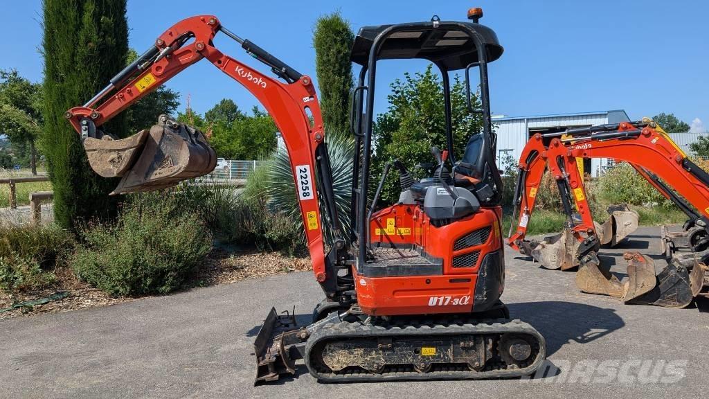 Kubota U 17-3 Mini kotrók < 7t