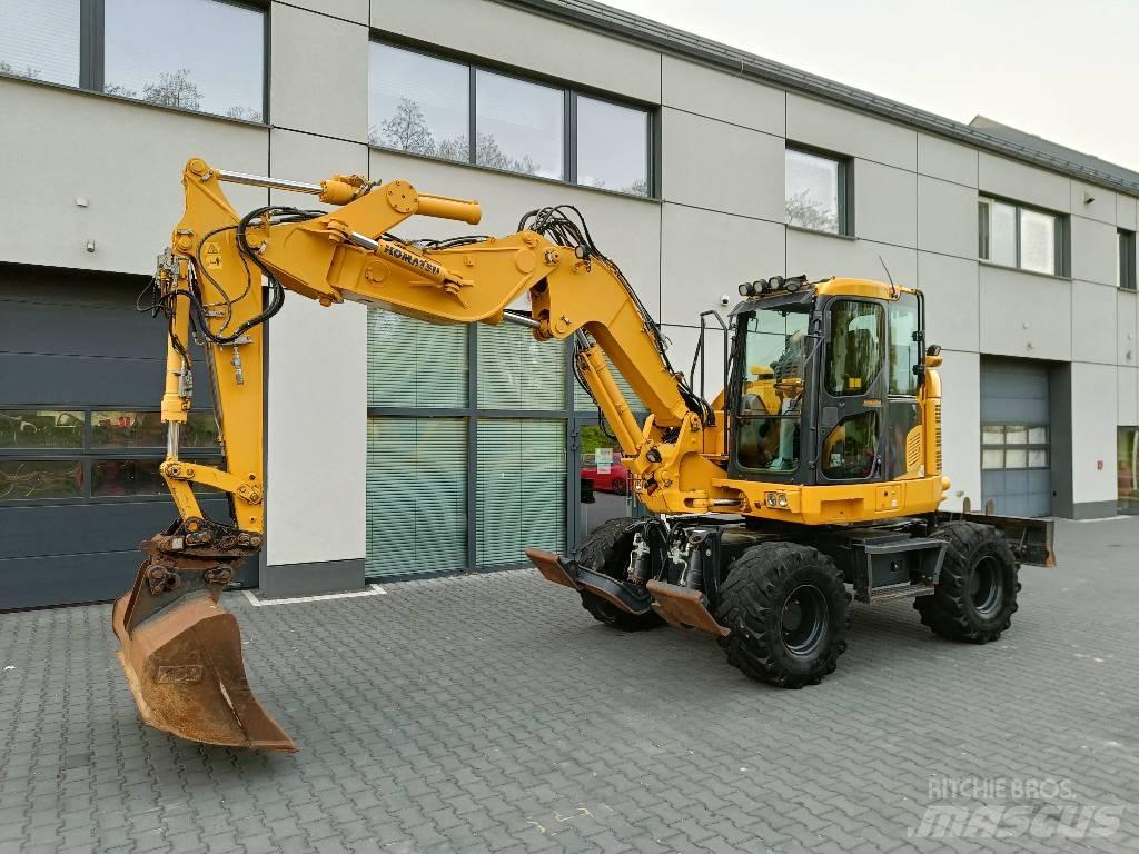 Komatsu PW118 MR-11 Gumikerekes kotrók