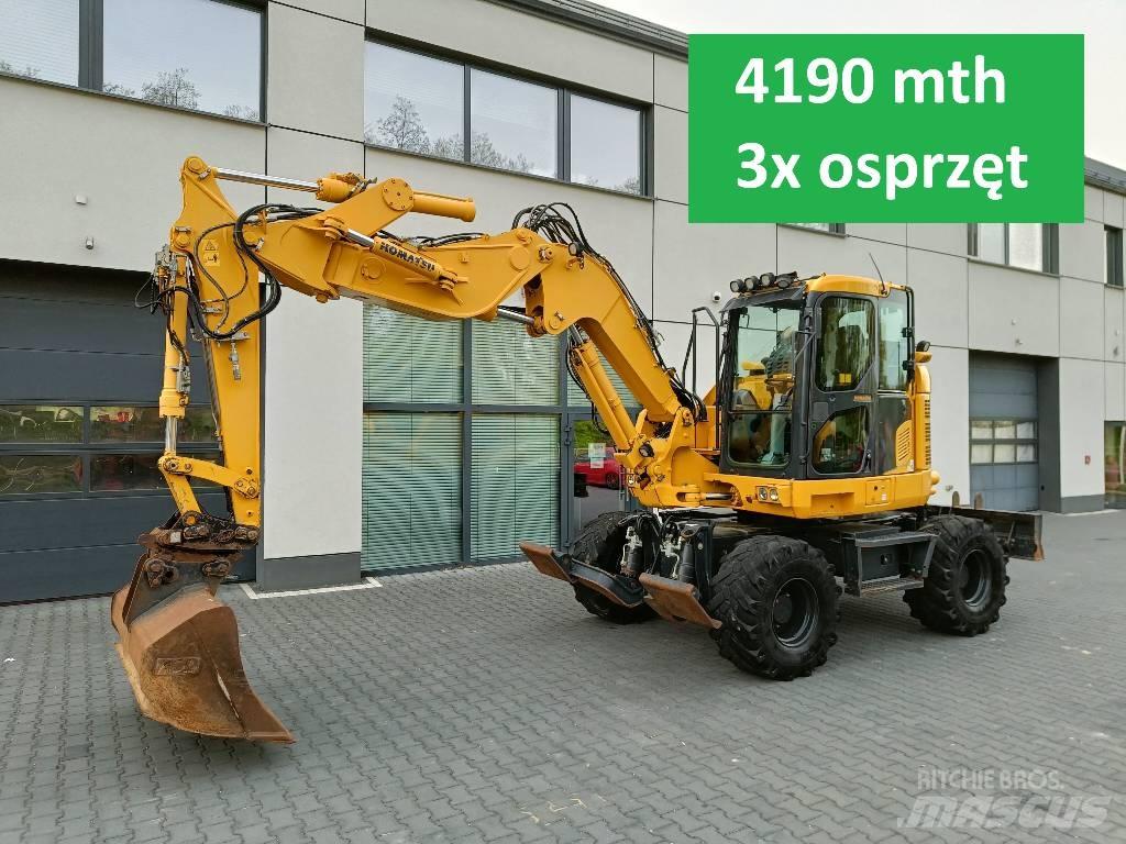 Komatsu PW118 MR-11 Gumikerekes kotrók