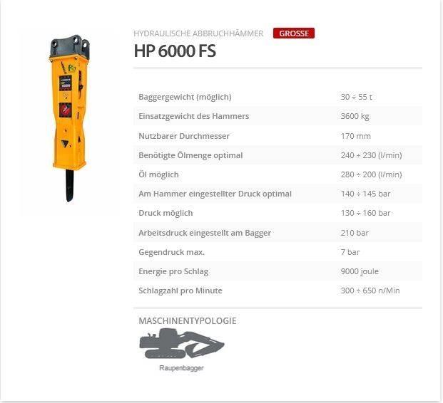 Indeco HP 6000 FS Fejtőgépek