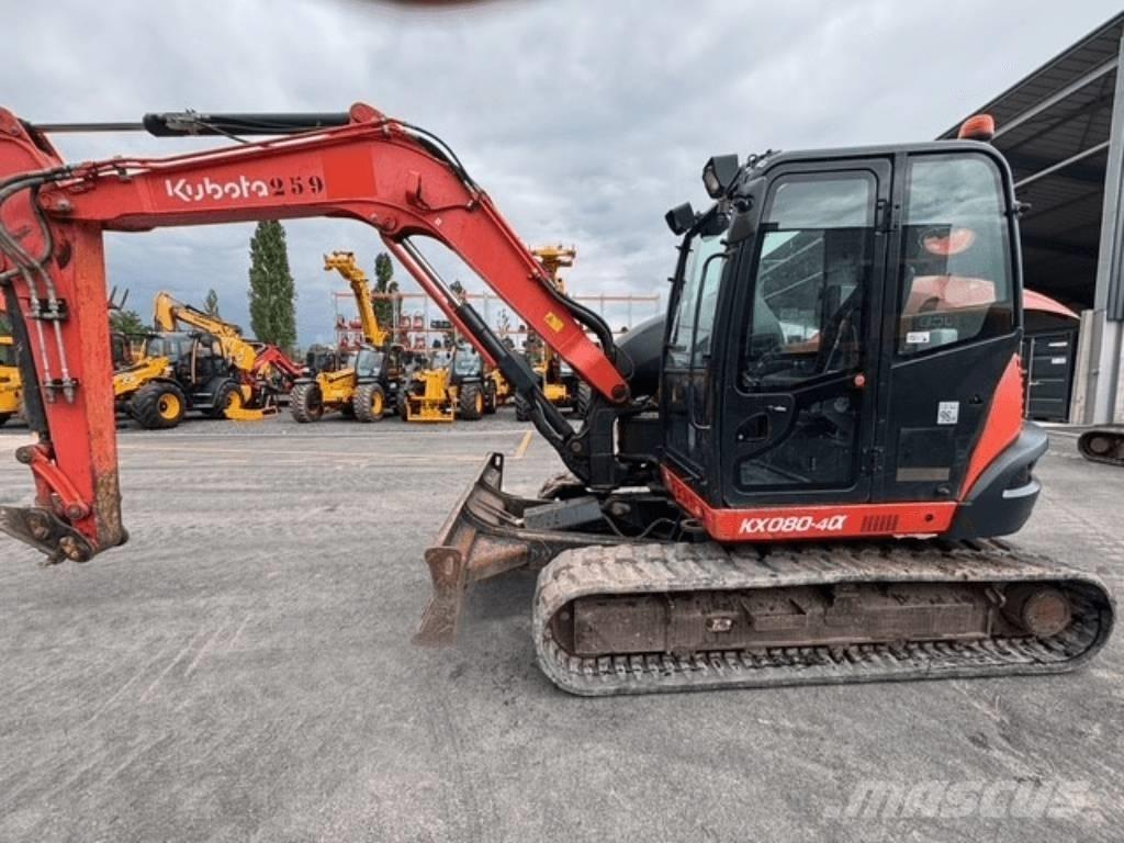Kubota KX 080-4 Közepes (midi) kotrók 7 t - 12 t