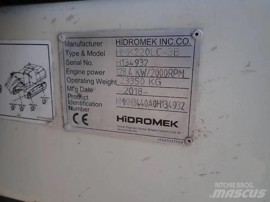 Hidromek HMK 220LC Lánctalpas kotrók
