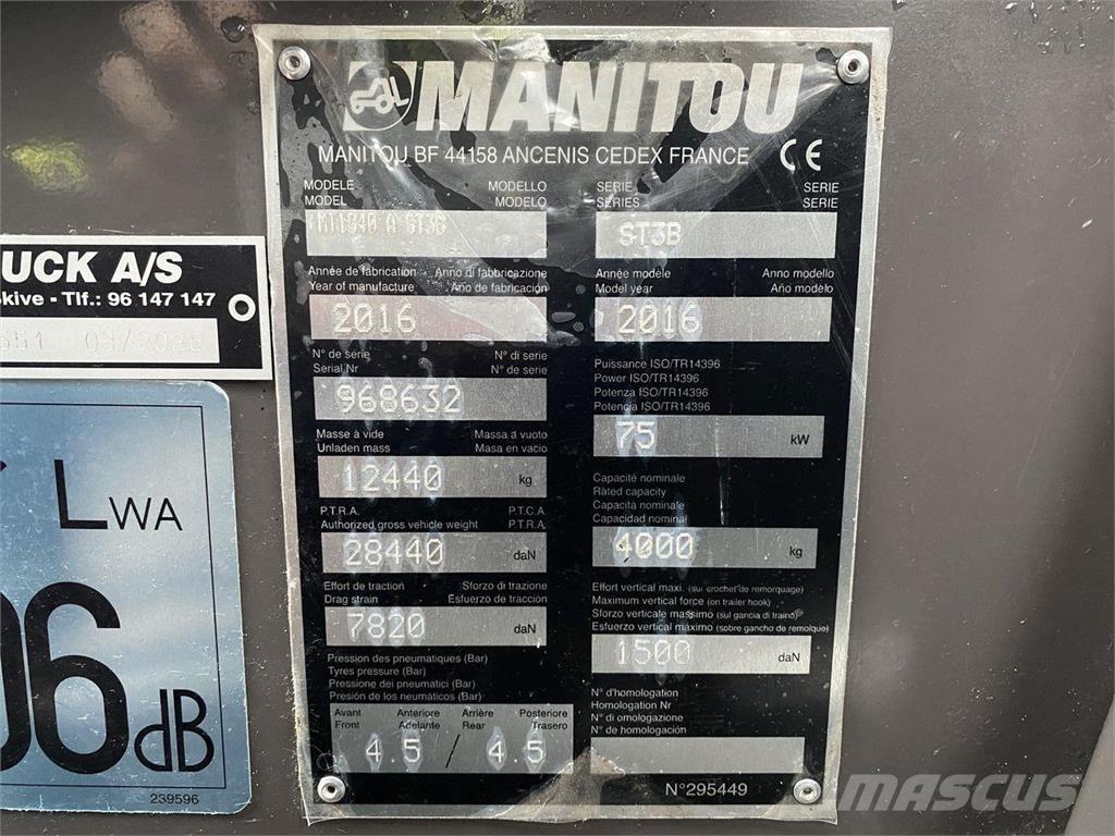 Manitou MT1840A Teleszkópos rakodók