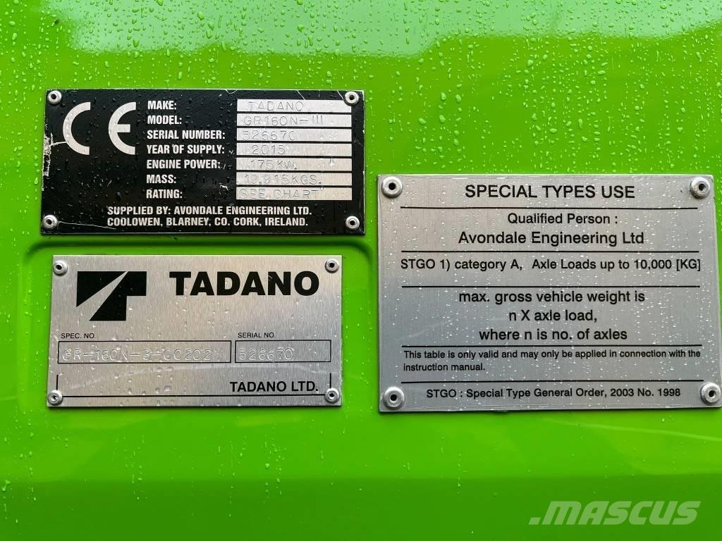 Tadano GR 160 n3 Mobil daruk