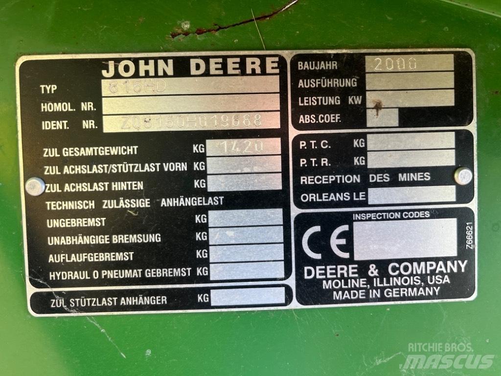 John Deere 2256 Kombájnok