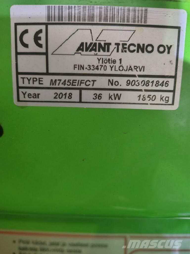 Avant 745 Mini homlokrakodók