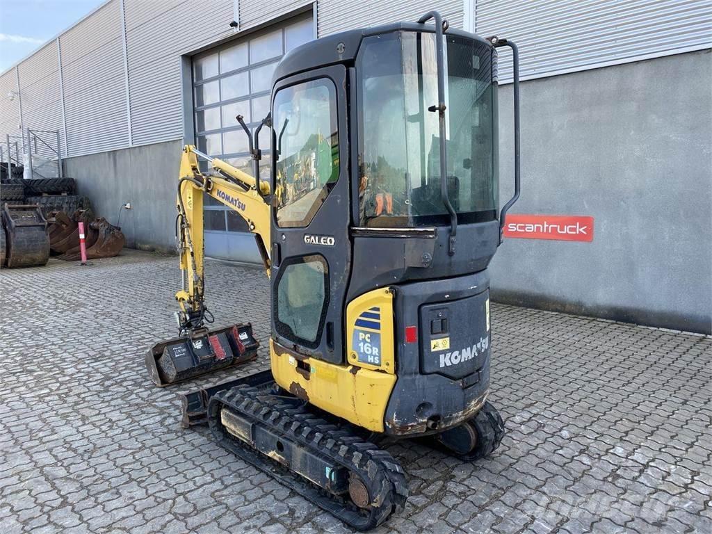 Komatsu PC16R Gumikerekes kotrók
