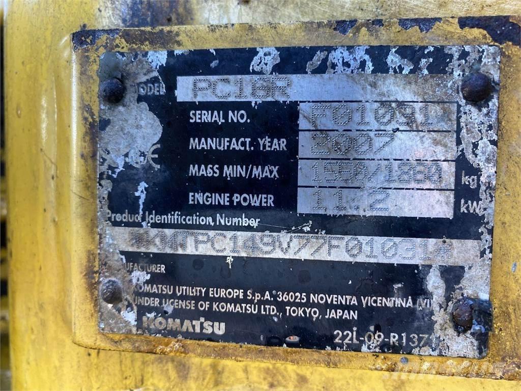 Komatsu PC16R Gumikerekes kotrók