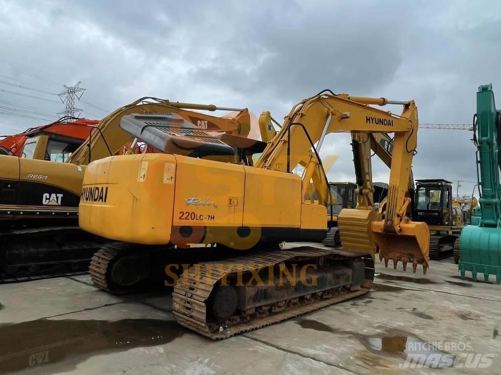 Hyundai Robex 220-7 Lánctalpas kotrók