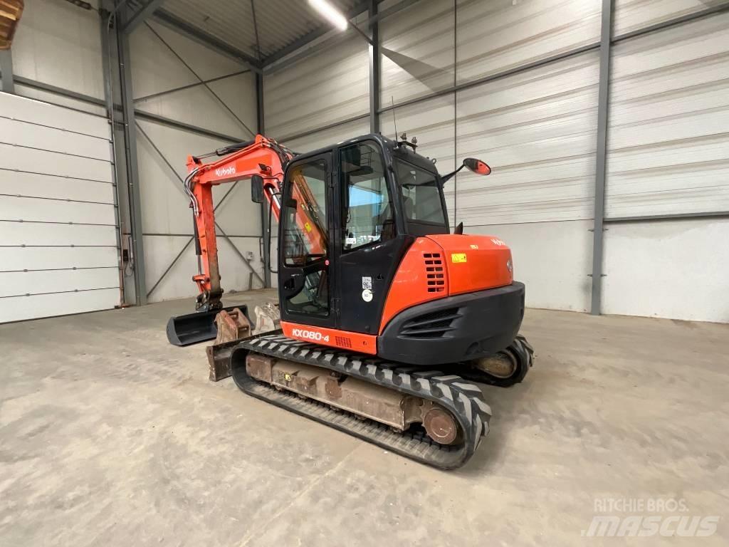 Kubota KX 080-4 Közepes (midi) kotrók 7 t - 12 t