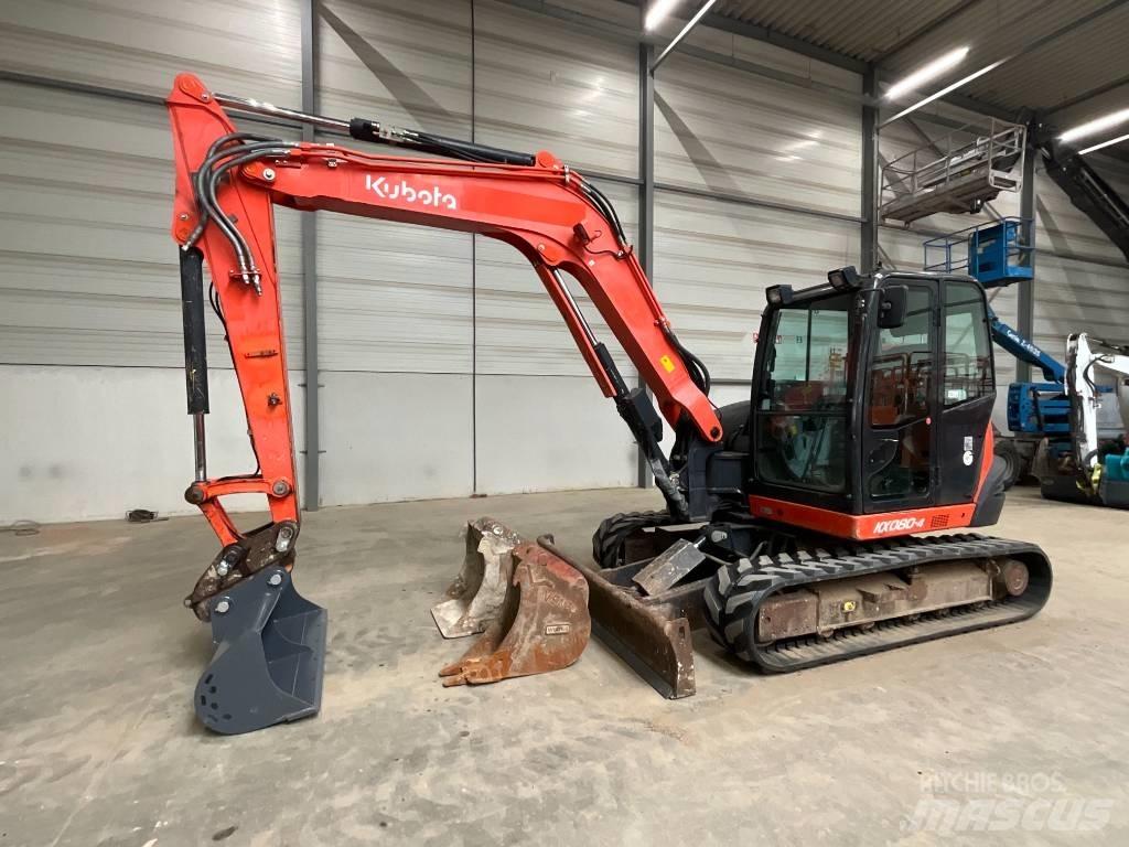 Kubota KX 080-4 Közepes (midi) kotrók 7 t - 12 t