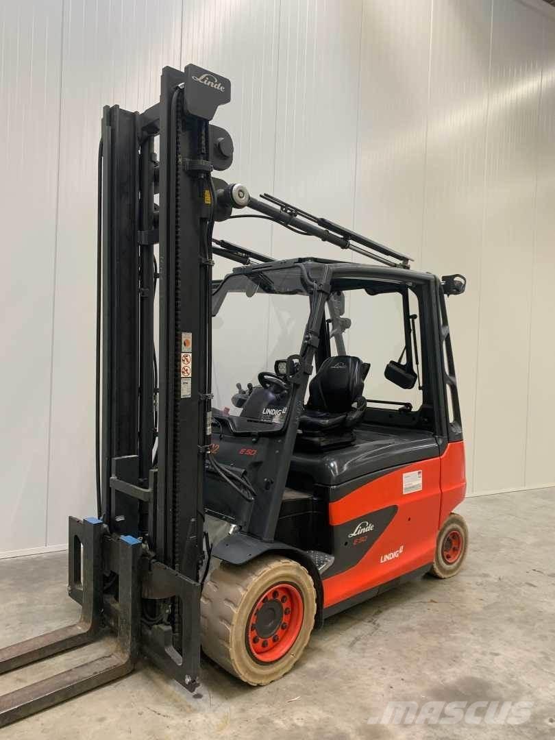 Linde E50HL Elektromos targoncák