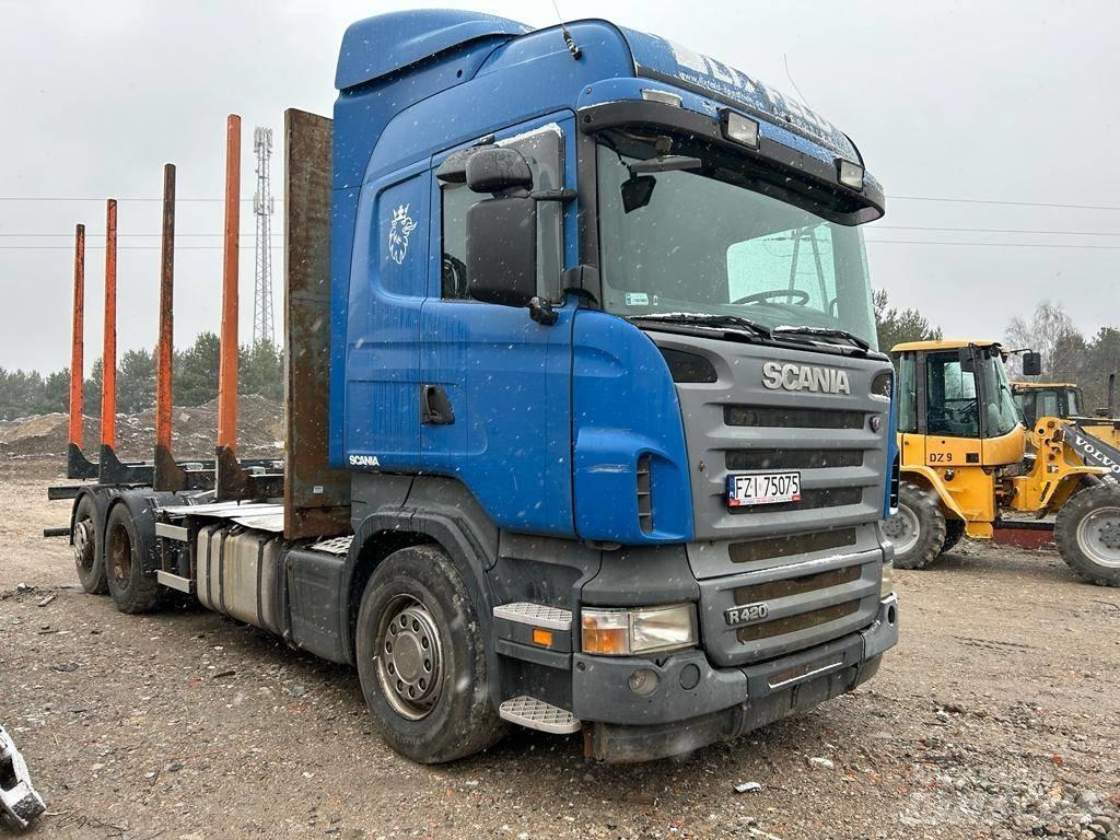 Scania R 420 Rönkszállító teherautók