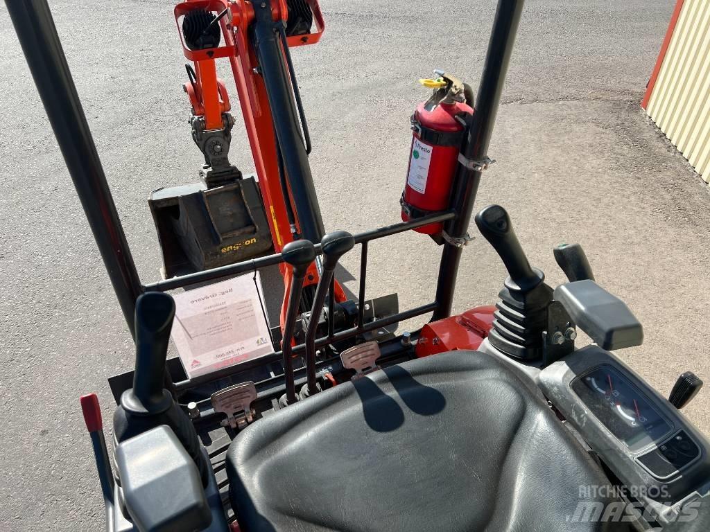 Kubota U 17-3 Mini kotrók < 7t