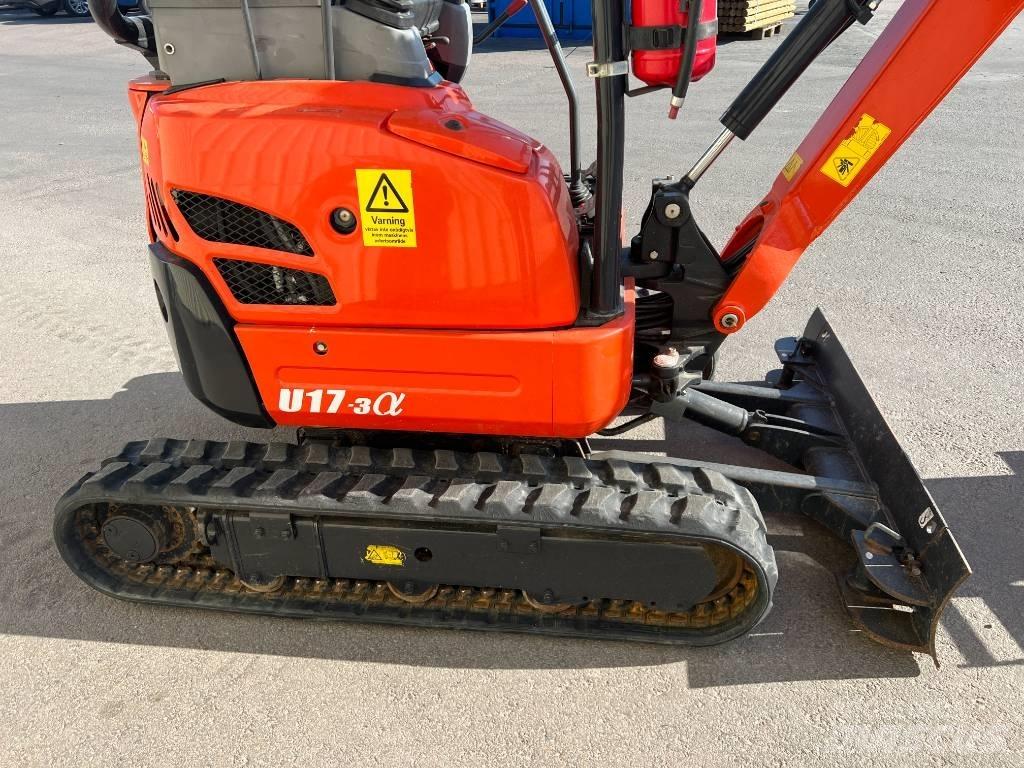 Kubota U 17-3 Mini kotrók < 7t