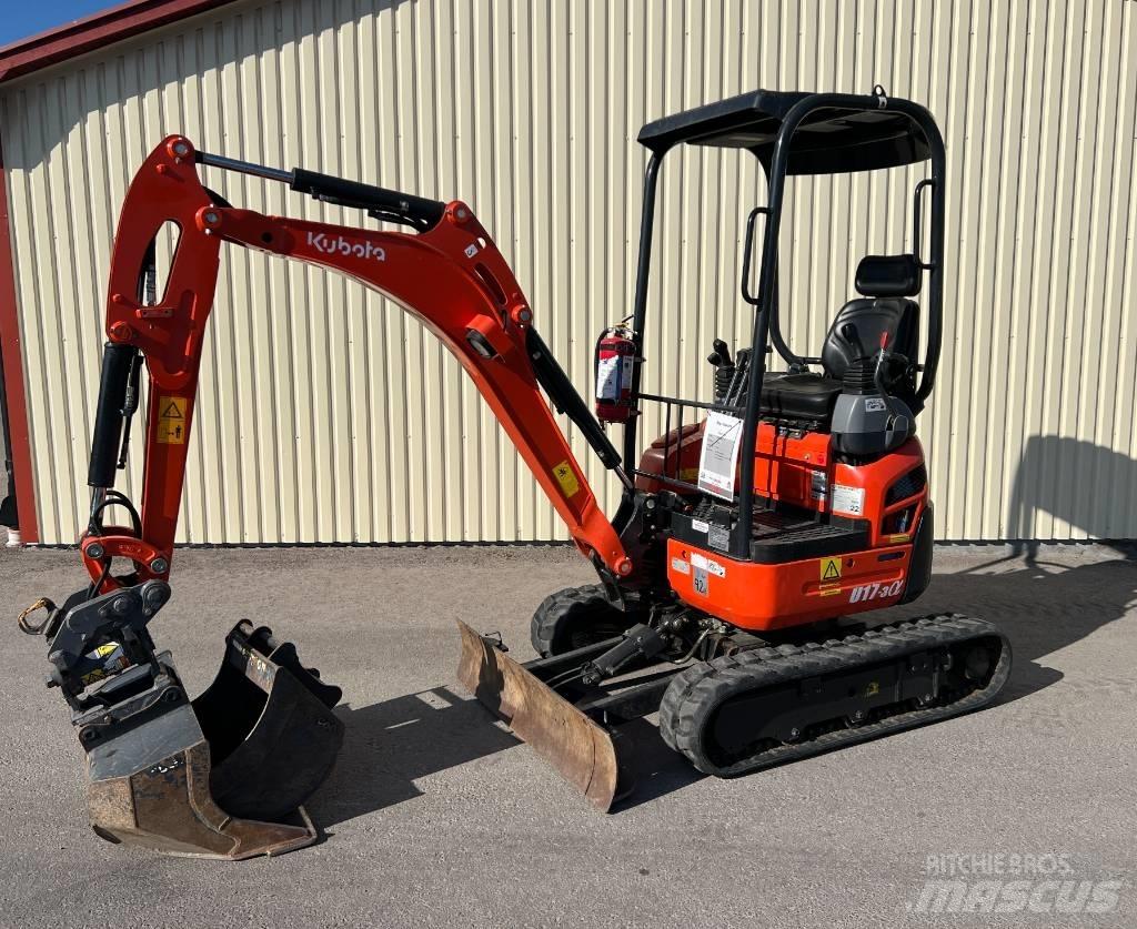 Kubota U 17-3 Mini kotrók < 7t