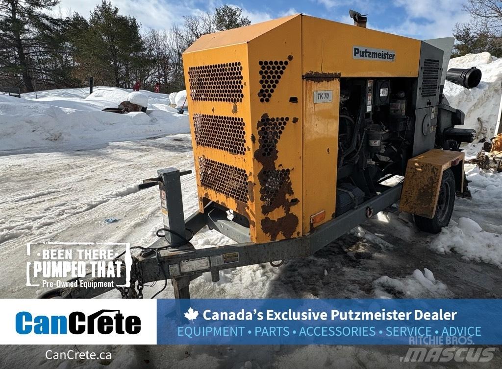 Putzmeister TK 70 Betonpumpák