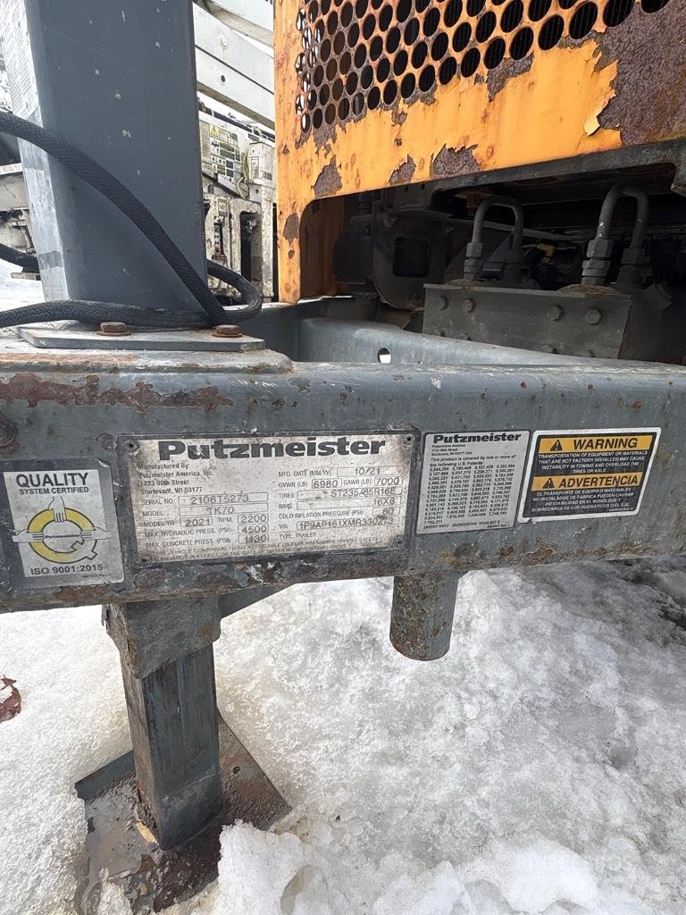 Putzmeister TK 70 Betonpumpák