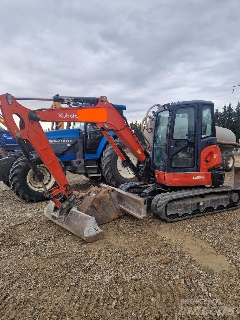 Kubota U 55-4 Mini kotrók < 7t