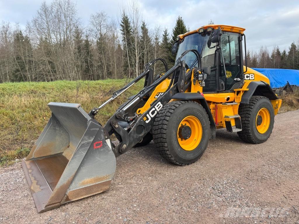 JCB 413 S Gumikerekes homlokrakodók