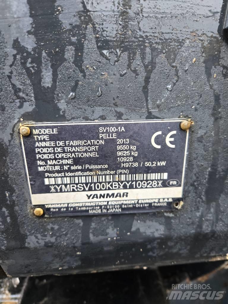 Yanmar SV 100-1A Közepes (midi) kotrók 7 t - 12 t