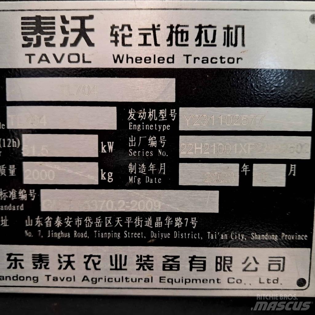  Tavol TL704 Traktorok