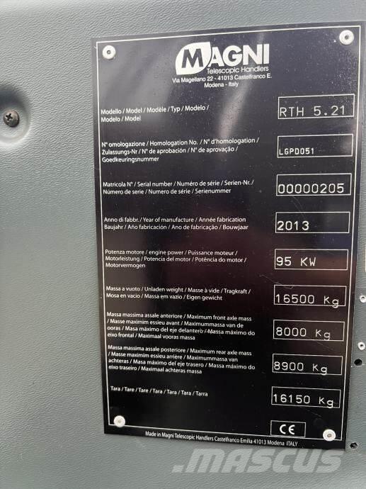 Magni RTH 5.21 Teleszkópos rakodók