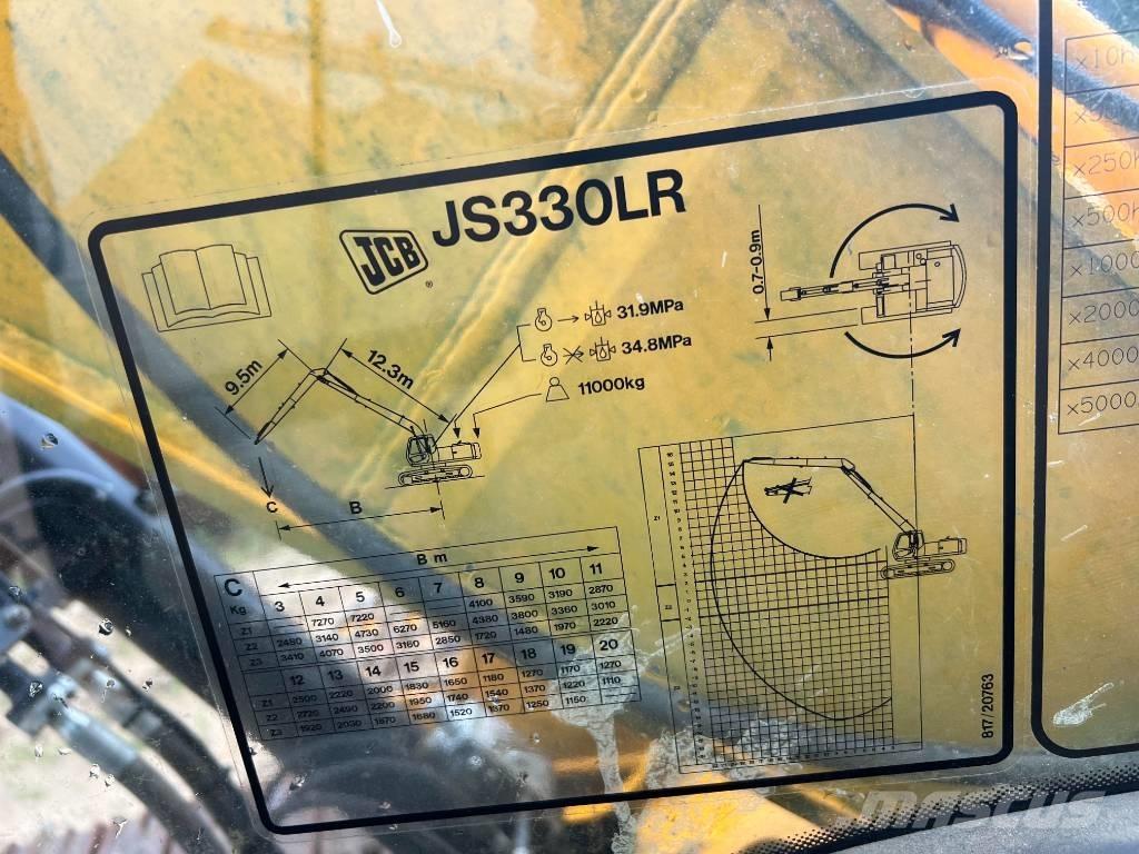 JCB Js 330 lr Hosszú gém kotrók